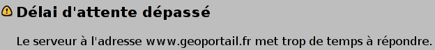 Chargement trop lent du Géoportail